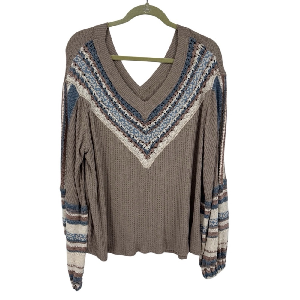 Free People Copenhagen Knit Top M